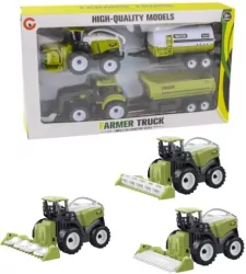 Kombajn i traktor z przyczepami 9972-30B 09189