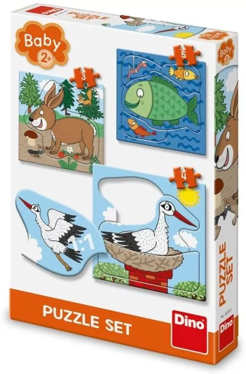 Puzzle Baby Zwierzęta: Gdzie żyją 3-5el - tantis.pl