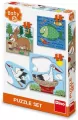 Puzzle Baby Zwierzęta: Gdzie żyją 3-5el - tantis.pl