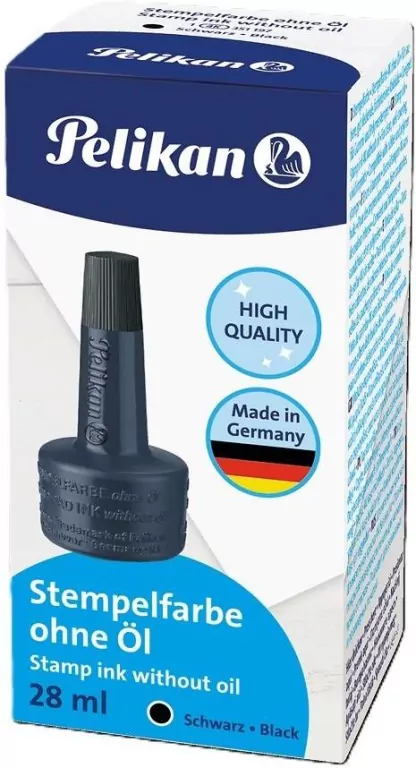 Tusz do stempli 28 ml czarny - tantis.pl
