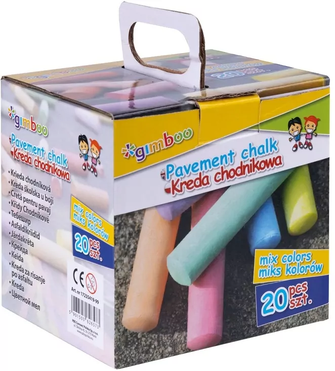 Kreda chodnikowa XXL 20 sztuk, mix - tantis.pl