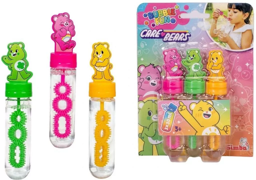 Bańki mydlane Care Bears 30ml 3szt - tantis.pl