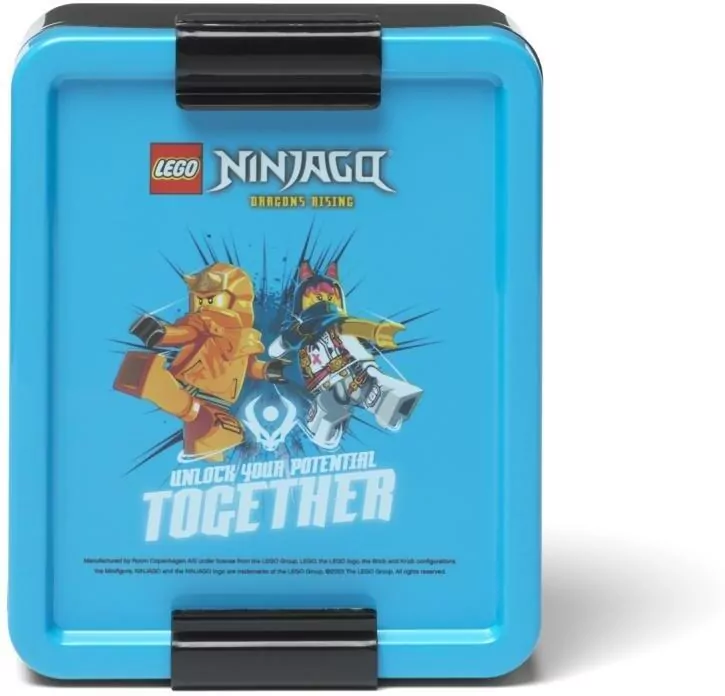 LEGO(R) lunchbox Ninjago niebieski - tantis.pl