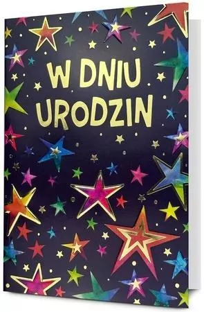 Karnet B6 Urodziny - tantis.pl