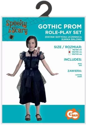 Strój dla dzieci Gotycka Uczennica rozm. 120/130cm