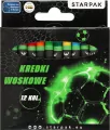 Kredki woskowe. Piłka nożna - tantis.pl