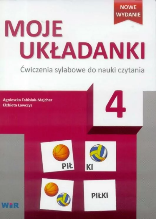 Moje układanki 4 Ćwiczenia sylabowe do nauki czytania - tantis.pl