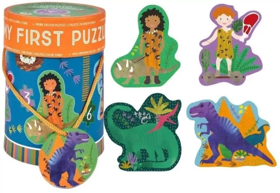 Puzzle dla początkujących dinozaury 4w1 - tantis.pl