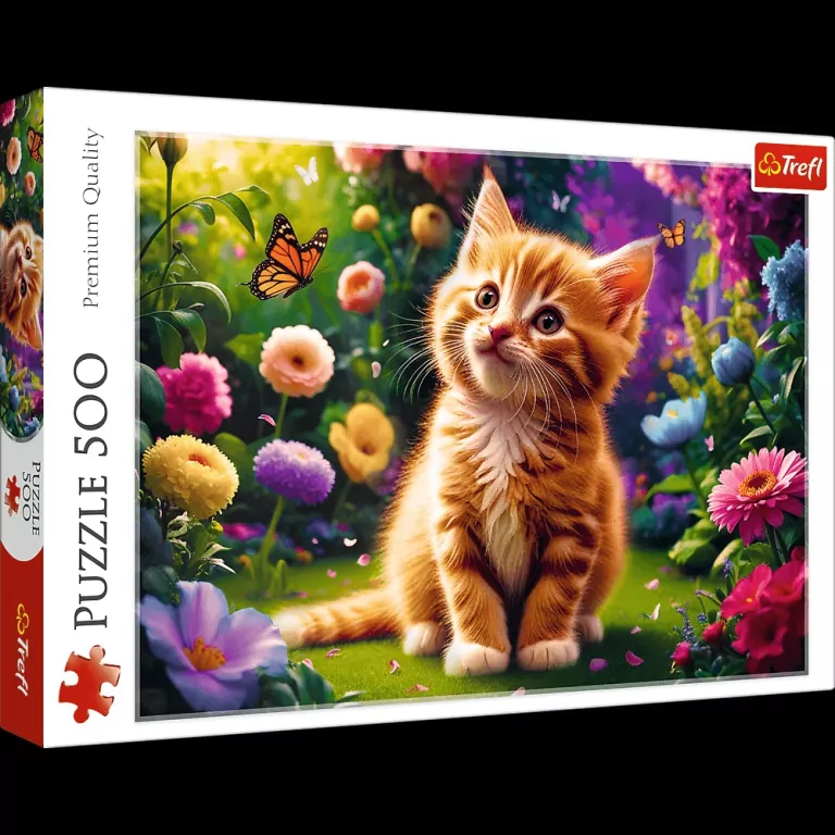 Puzzle 500 Uroczy kotek TREFL - tantis.pl