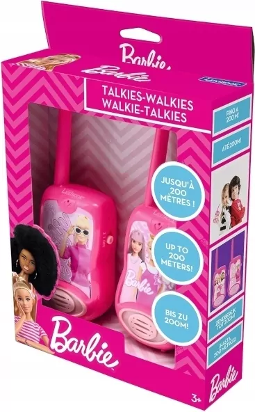 Zestaw Walkie Talkie Barbie Krótkofalówki 200 m - tantis.pl