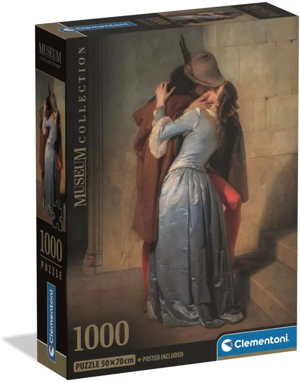 Puzzle 1000 COMPACT MUSEUM Hayes, The Kiss - tantis.pl