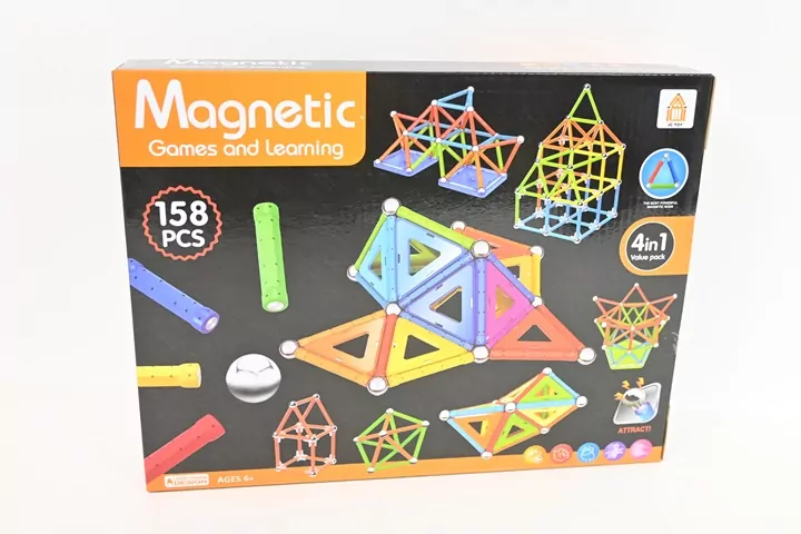 Klocki magnetyczne 158el - tantis.pl