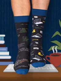 Skarpety długie Programista 41-46 - tantis.pl