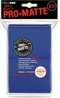 ULTRA-PRO Deck Protector - Pro-Matte Non-Glare Blue (Niebieskie) 100 szt. - tantis.pl