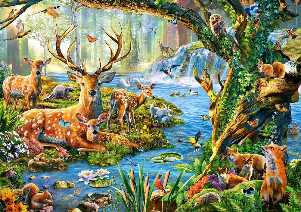 Puzzle 500. Leśne życie - tantis.pl