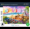Puzzle 1000. Vacay Time: Sailboats View. 10697 - tantis.pl