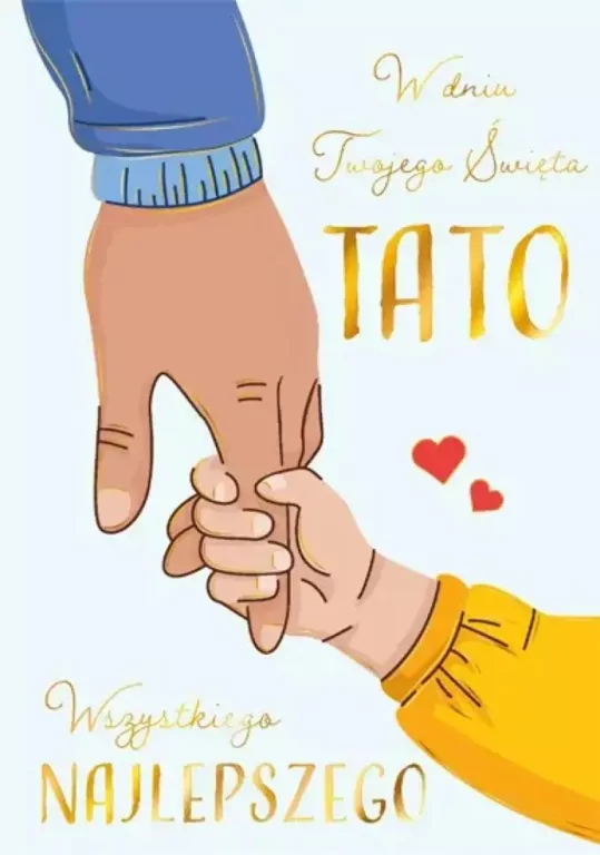 Karnet B6 Tata dłoń - tantis.pl
