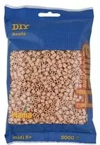 Hama Midi Koraliki w woreczku 3000 beżowe - tantis.pl