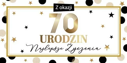 Pudełko Urodziny 70 - tantis.pl
