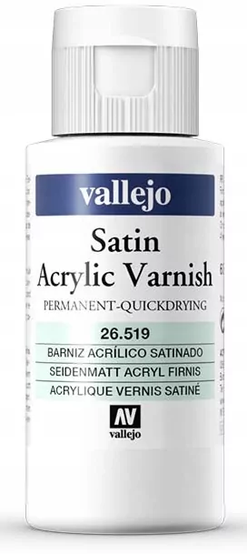 Vallejo: 26.519 - Satin Acrylic Varnish (60 ml) - tantis.pl