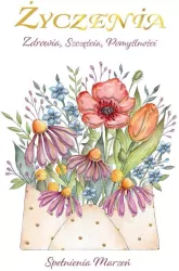 Karnet B6 Koperta z kwiatami