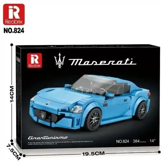 Klocki Maserati GranTurismo 2024 Blue 384el - tantis.pl