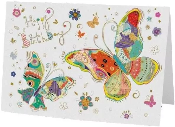 Karnet B6 + koperta MO7344X1 Urodziny Motyle - tantis.pl