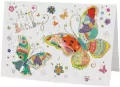 Karnet B6 + koperta MO7344X1 Urodziny Motyle - tantis.pl