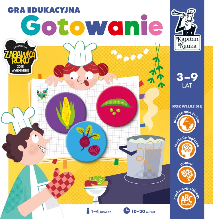 Gotowanie. Gra edukacyjna. Kapitan Nauka - tantis.pl
