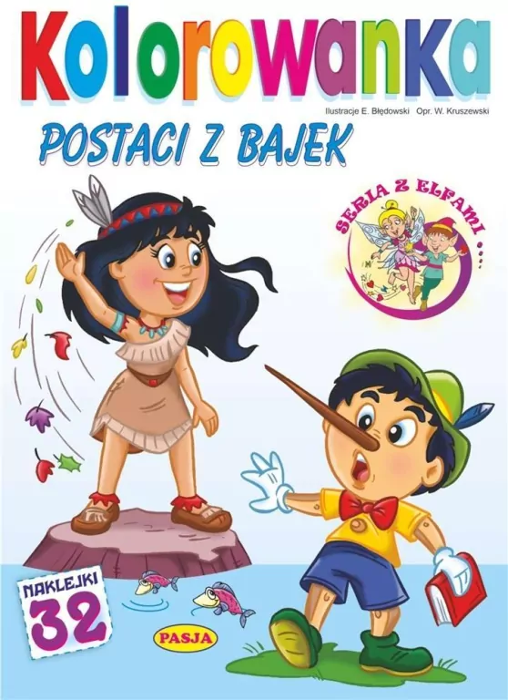 Kolorowanka. Postaci z bajek - tantis.pl