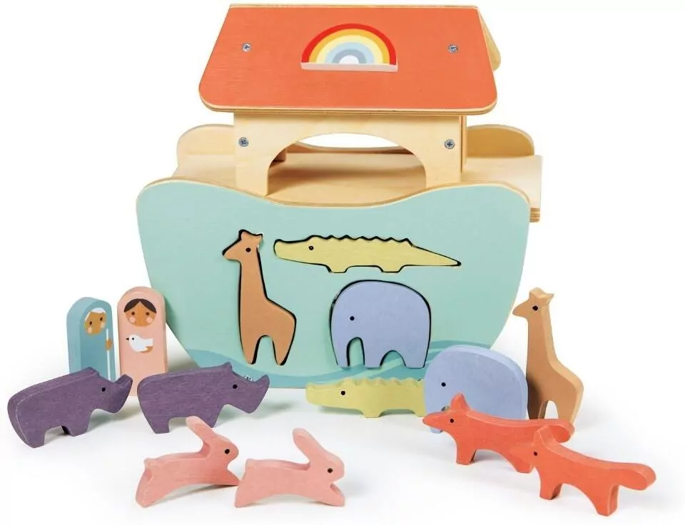 Figurki do zabawy drewniane - Arka Noego - tantis.pl