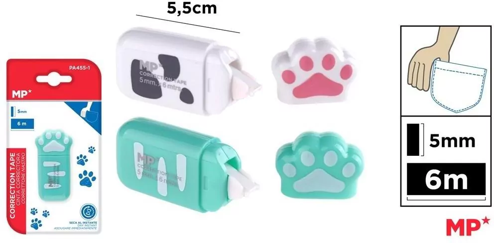 Korektor w taśmie 5mm x 6m - tantis.pl