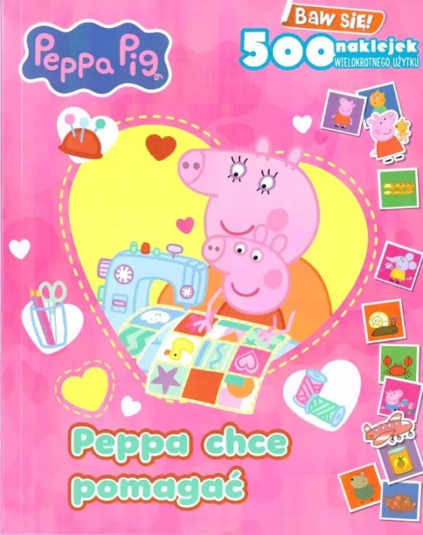 Świnka Peppa. Peppa chce pomagać z naklejkami - tantis.pl
