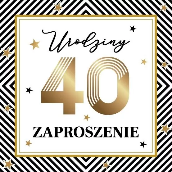 Zaproszenie Urodziny (10szt) - tantis.pl