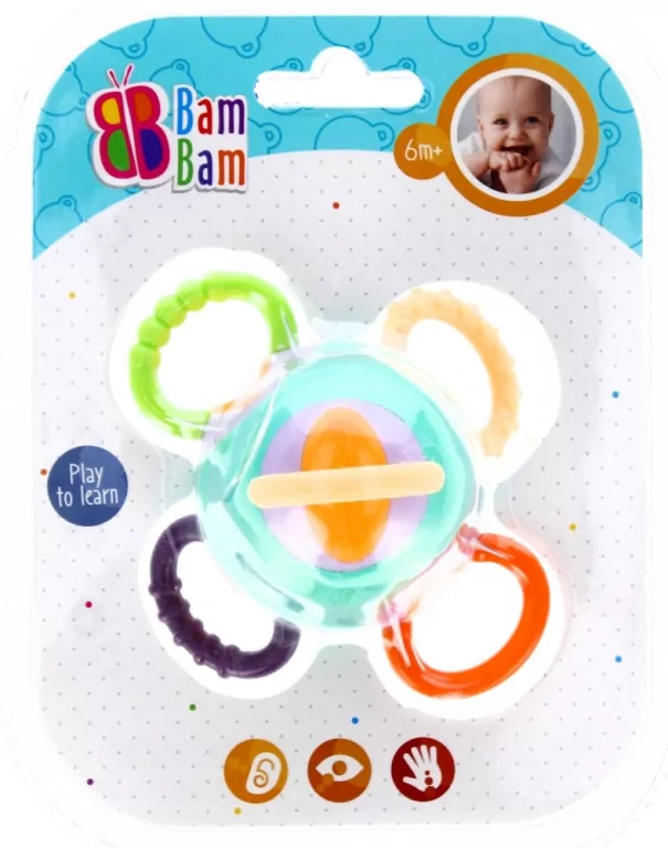 Grzechotka kula mix BAM BAM - tantis.pl