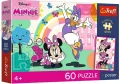 Puzzle 60 Disney Minnie + plakat TREFL - tantis.pl