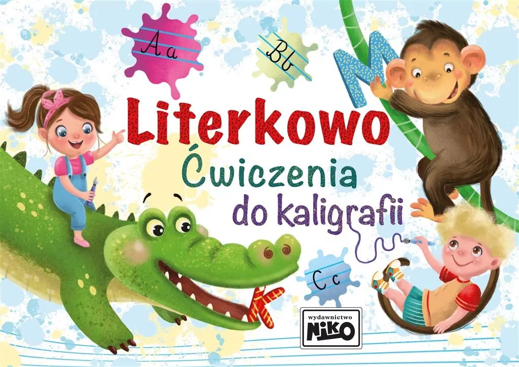 Literkowo. Ćwiczenia do kaligrafii - tantis.pl