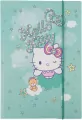 Teczka kartonowa z gumką A4 Hello Kitty pink wzór 2 - tantis.pl