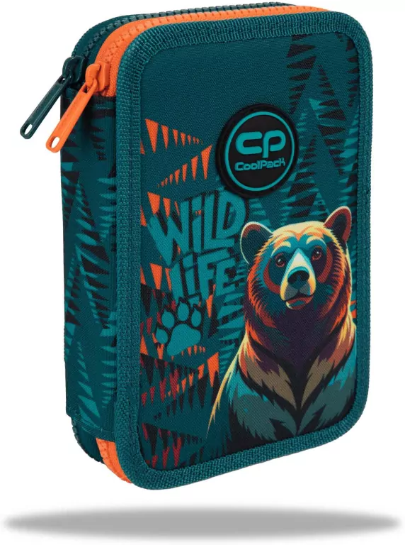 Piórnik podwójny z wyposażeniem Coolpack Jumper 2 Bear - tantis.pl