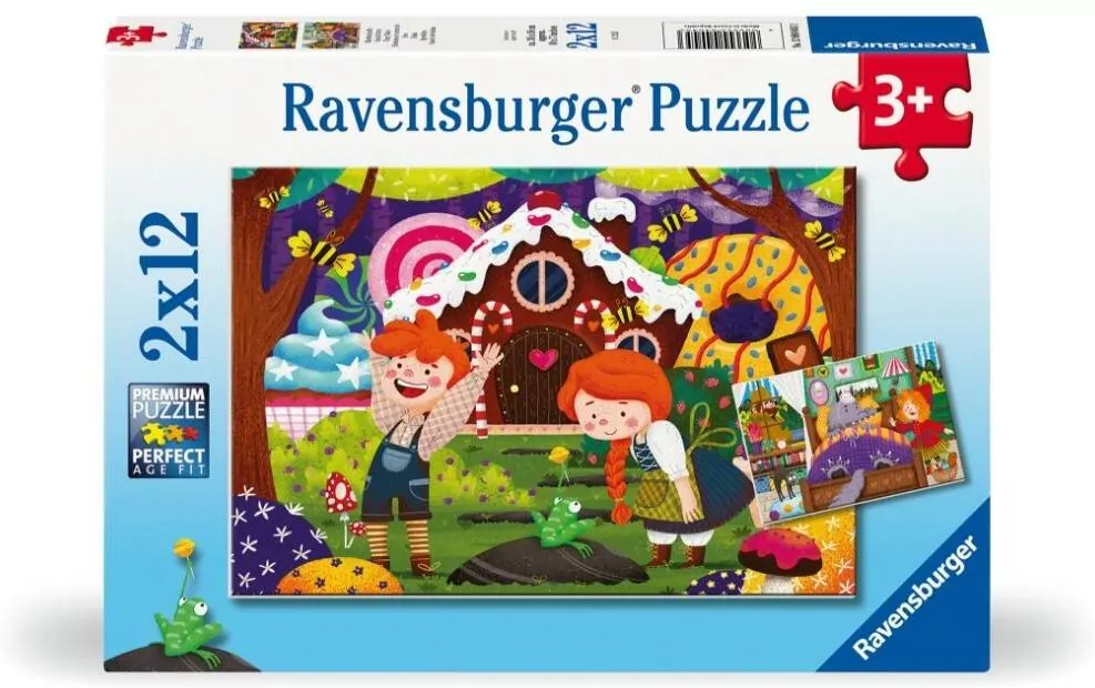 Puzzle dla dzieci 2D: Świat baśni 2x12el - tantis.pl