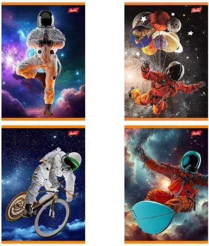 Zeszyt A5/32K kratka Spaceman (15szt) - tantis.pl
