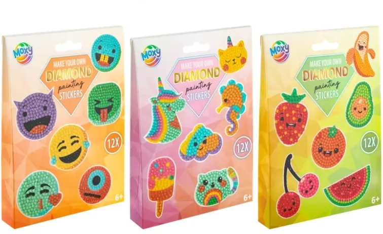 Diamentowe naklejki 12szt. mix - tantis.pl