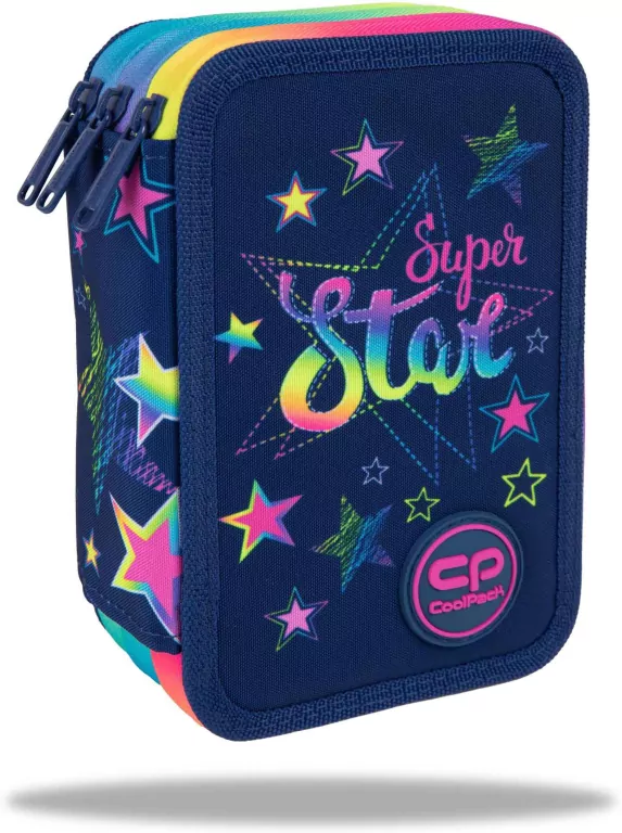 Piórnik potrójny z wyposażeniem Coolpack Jumper 3 Stars - tantis.pl