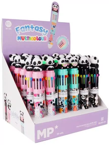 Długopis wielokolorowy 10w1 0.7mm panda (30szt) - tantis.pl