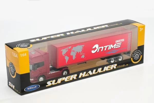 WELLY TRUCK 1:64 Scania V8 R730 metal w pudełku, mix - tantis.pl