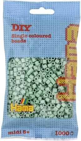Hama midi koraliki 1000 zielone 015-207-101 71015 - tantis.pl