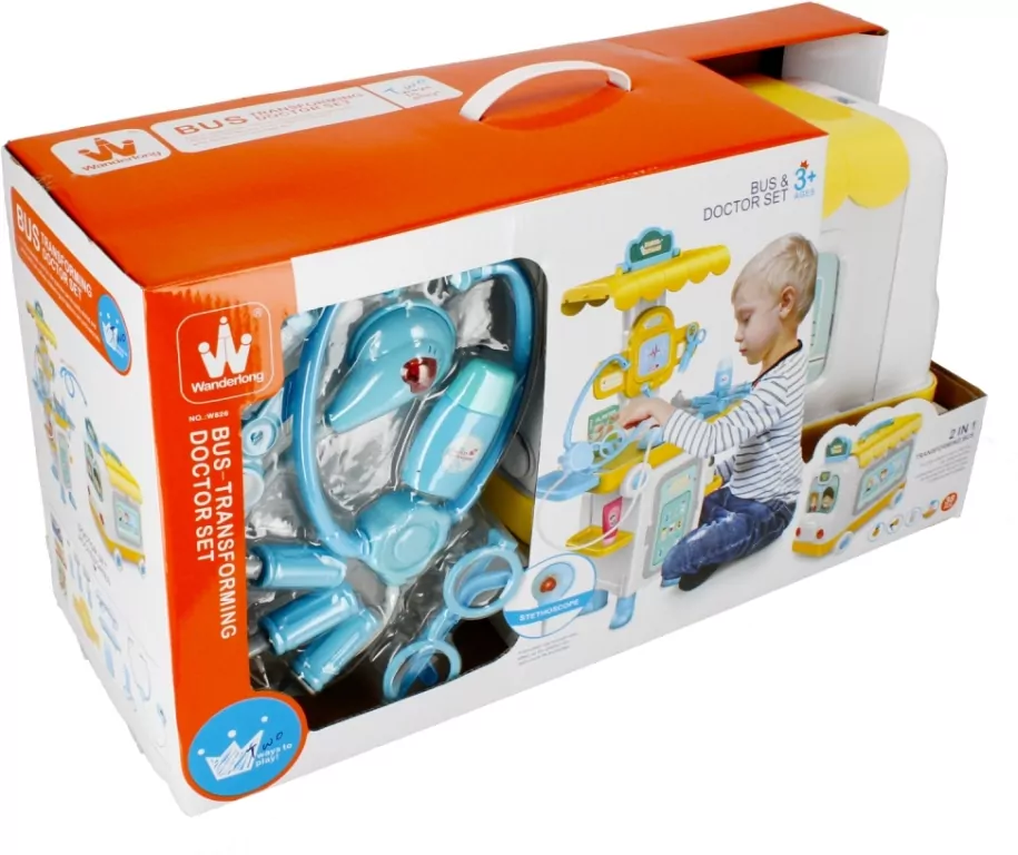 Zestaw lekarski, gabinet 2w1 Auto - tantis.pl