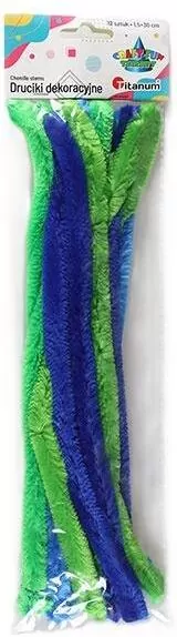 Druciki dekoracyjne 1,5x30cm 12szt 4 kolory - tantis.pl