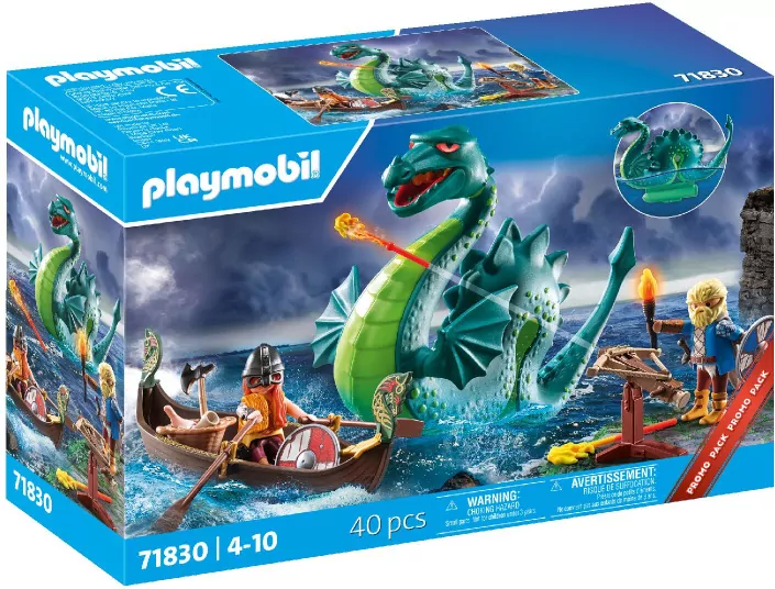 Playmobil Wiking z morskim potworem 71830 - tantis.pl