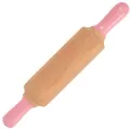 Wałek do ciastoliny drewniany różowy - tantis.pl